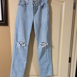 Levi's Light Blue Distressed Women's Jeans